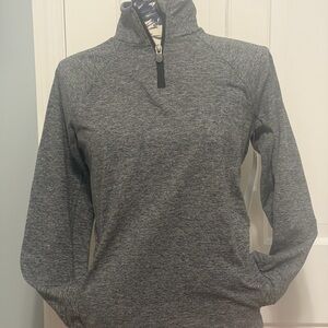 Zella woman Charcoal Zip-Up Sweater